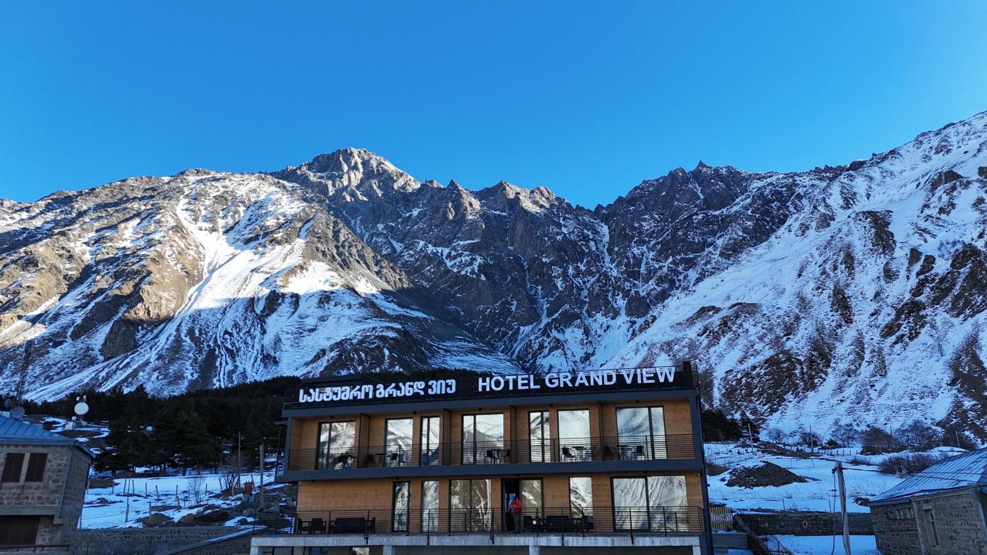 Kazbegi Hotel Grand View エクステリア 写真